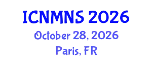 International Conference on Nuclear Materials and Nuclear Security (ICNMNS) October 28, 2026 - Paris, France