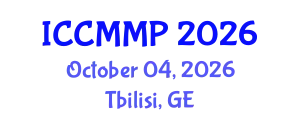 International Conference on Condensed Matter and Materials Physics (ICCMMP) October 04, 2026 - Tbilisi, Georgia