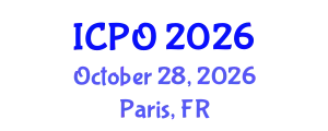 International Conference on Photonics and Optoelectronics (ICPO) October 28, 2026 - Paris, France