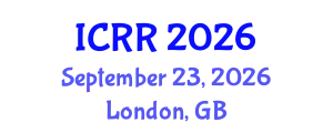 International Conference on Radiopharmacy and Radiopharmaceuticals (ICRR) September 23, 2026 - London, United Kingdom