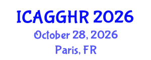 International Conference on Anti-Corruption, Good Governance and Human Rights (ICAGGHR) October 28, 2026 - Paris, France