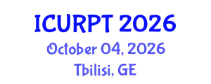 International Conference on Urban, Regional Planning and Transportation (ICURPT) October 04, 2026 - Tbilisi, Georgia