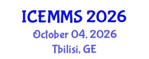 International Conference on Economics, Marketing and Management Sciences (ICEMMS) October 04, 2026 - Tbilisi, Georgia