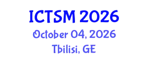 International Conference on Thermodynamics and Statistical Mechanics (ICTSM) October 04, 2026 - Tbilisi, Georgia