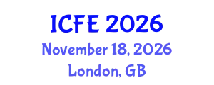 International Conference on Financial Engineering (ICFE) November 18, 2026 - London, United Kingdom