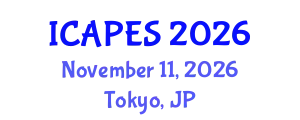 International Conference on Aerospace, Propulsion and Energy Sciences (ICAPES) November 11, 2026 - Tokyo, Japan