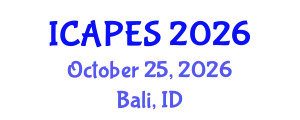 International Conference on Aerospace, Propulsion and Energy Sciences (ICAPES) October 25, 2026 - Bali, Indonesia