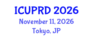 International Conference on Urban Planning and Regional Development (ICUPRD) November 11, 2026 - Tokyo, Japan