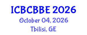 International Conference on Bioinformatics, Computational Biology and Biomedical Engineering (ICBCBBE) October 04, 2026 - Tbilisi, Georgia
