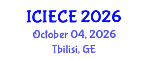 International Conference on Information, Electronic and Communications Engineering (ICIECE) October 04, 2026 - Tbilisi, Georgia