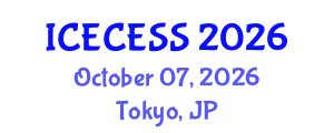 International Conference on Environmental, Cultural, Economic and Social Sustainability (ICECESS) October 07, 2026 - Tokyo, Japan