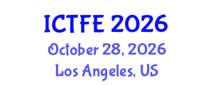 International Conference on Thermal and Fluids Engineering (ICTFE) October 28, 2026 - Los Angeles, United States