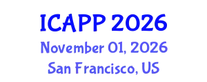 International Conference on Applied Psychology (ICAPP) November 01, 2026 - San Francisco, United States