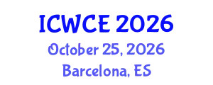 International Conference on Wireless Communications Engineering (ICWCE) October 25, 2026 - Barcelona, Spain