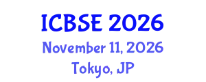 International Conference on Bioprocess Systems Engineering (ICBSE) November 11, 2026 - Tokyo, Japan