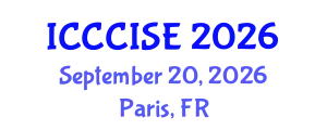 International Conference on Computer, Communication and Information Sciences, and Engineering (ICCCISE) September 20, 2026 - Paris, France