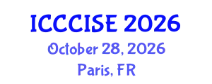 International Conference on Computer, Communication and Information Sciences, and Engineering (ICCCISE) October 28, 2026 - Paris, France