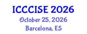 International Conference on Computer, Communication and Information Sciences, and Engineering (ICCCISE) October 25, 2026 - Barcelona, Spain