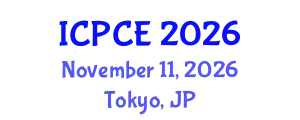International Conference on Power and Control Engineering (ICPCE) November 11, 2026 - Tokyo, Japan