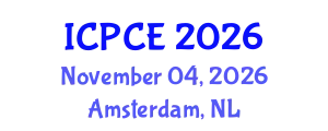 International Conference on Power and Control Engineering (ICPCE) November 04, 2026 - Amsterdam, Netherlands