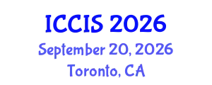 International Conference on Computer and Information Systems (ICCIS) September 20, 2026 - Toronto, Canada