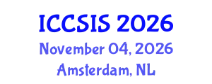 International Conference on Computer Science and Intelligent Systems (ICCSIS) November 04, 2026 - Amsterdam, Netherlands