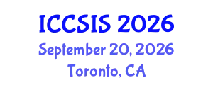 International Conference on Computer Science and Intelligent Systems (ICCSIS) September 20, 2026 - Toronto, Canada