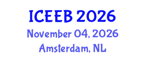 International Conference on Ecology and Environmental Biology (ICEEB) November 04, 2026 - Amsterdam, Netherlands