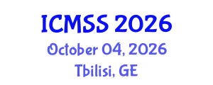 International Conference on Management and Social Sciences (ICMSS) October 04, 2026 - Tbilisi, Georgia