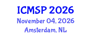 International Conference on Management, Sociology and Psychology (ICMSP) November 04, 2026 - Amsterdam, Netherlands