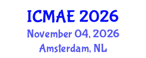 International Conference on Manufacturing and Automotive Engineering (ICMAE) November 04, 2026 - Amsterdam, Netherlands