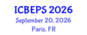 International Conference on Behavioral, Educational and Psychological Sciences (ICBEPS) September 20, 2026 - Paris, France