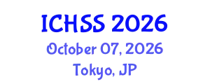 International Conference on Human and Social Sciences (ICHSS) October 07, 2026 - Tokyo, Japan