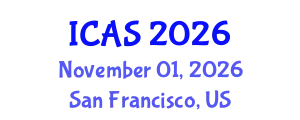 International Conference on Animal Sciences (ICAS) November 01, 2026 - San Francisco, United States