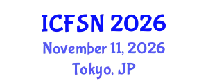 International Conference on Food Security and Nutrition (ICFSN) November 11, 2026 - Tokyo, Japan