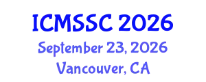 International Conference on Mathematics, Statistics and Scientific Computing (ICMSSC) September 23, 2026 - Vancouver, Canada