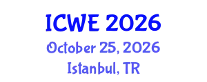 International Conference on Water Engineering (ICWE) October 25, 2026 - Istanbul, Turkey