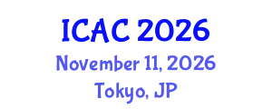 International Conference on Astronomy and Cosmology (ICAC) November 11, 2026 - Tokyo, Japan