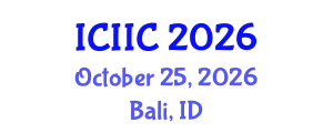 International Conference on Information and Intelligent Computing (ICIIC) October 25, 2026 - Bali, Indonesia