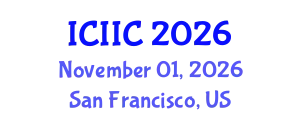 International Conference on Information and Intelligent Computing (ICIIC) November 01, 2026 - San Francisco, United States