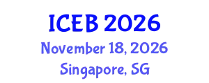 International Conference on Ecosystems and Biodiversity (ICEB) November 18, 2026 - Singapore, Singapore