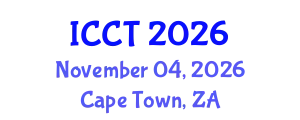 International Conference on Cardiovascular Technologies (ICCT) November 04, 2026 - Cape Town, South Africa