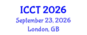 International Conference on Cardiovascular Technologies (ICCT) September 23, 2026 - London, United Kingdom