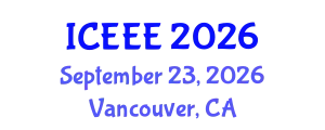 International Conference on Employment, Education and Entrepreneurship (ICEEE) September 23, 2026 - Vancouver, Canada