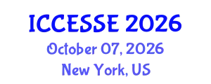 International Conference on Computer, Electrical and Systems Sciences, and Engineering (ICCESSE) October 07, 2026 - New York, United States