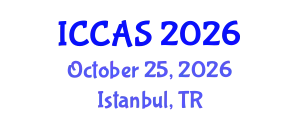 International Conference on Control and Automation Systems (ICCAS) October 25, 2026 - Istanbul, Turkey