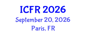International Conference on Flood Resilience (ICFR) September 20, 2026 - Paris, France