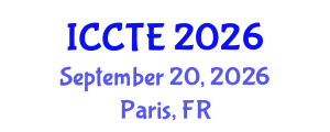 International Conference on Contemporary Trends in Education (ICCTE) September 20, 2026 - Paris, France