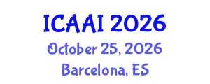 International Conference on Agents and Artificial Intelligence (ICAAI) October 25, 2026 - Barcelona, Spain