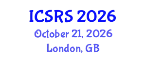 International Conference on Scientific Research and Studies (ICSRS) October 21, 2026 - London, United Kingdom